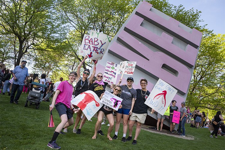 Bans Off Our Bodies Rally in Willard Park